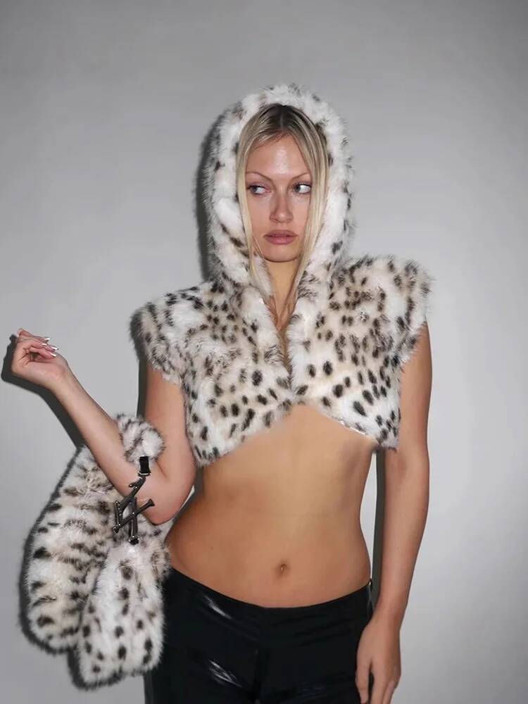 Winter Clothing Taiwan - 2026 Сексуальная короткая пушистая куртка с
