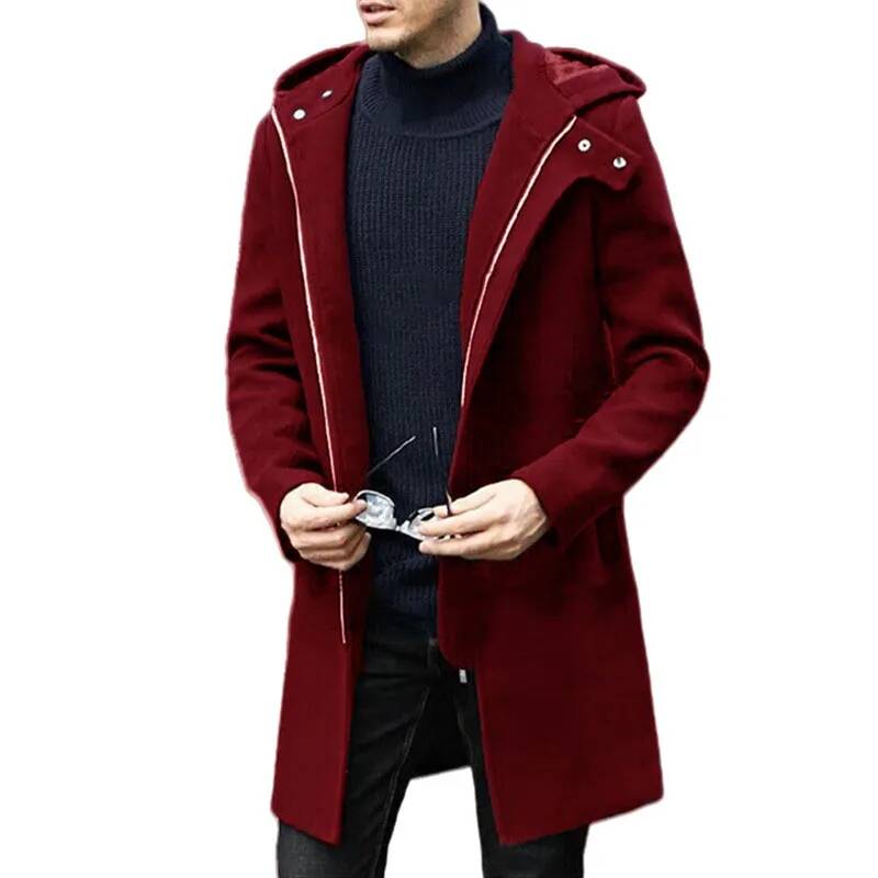 Winter Clothing Taiwan - Мужское шерстяное пальто на осень-зиму 2026:
