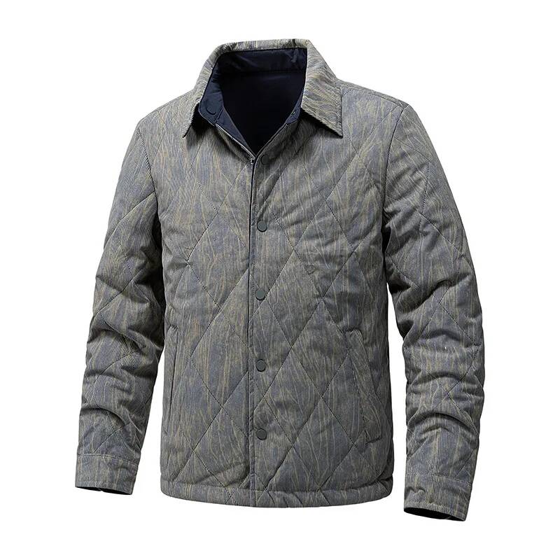 Winter Clothing Taiwan - Мужская ретро-куртка большого размера, двусторонняя, с