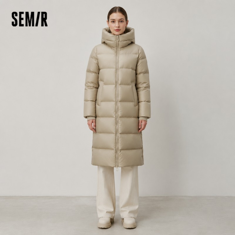 Winter Clothing Trends 2026 - Пуховик Semir женский удлиненный с капюшоном,