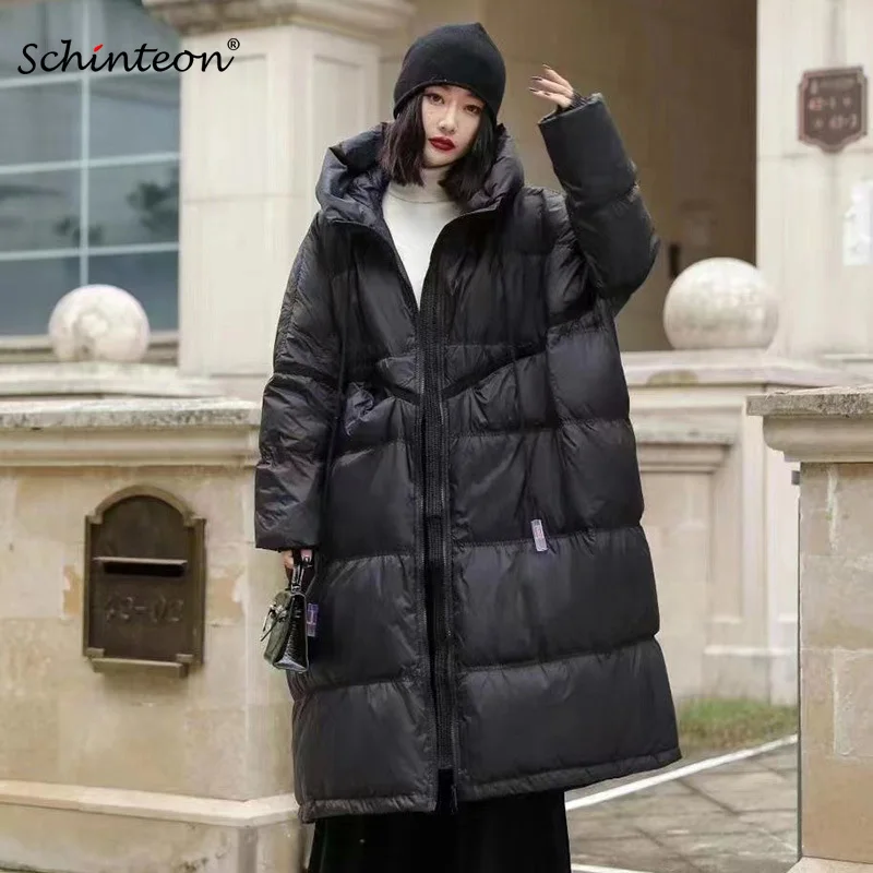 Winter Clothing Trends 2026 - Женская белая пуховая куртка Schinteon с