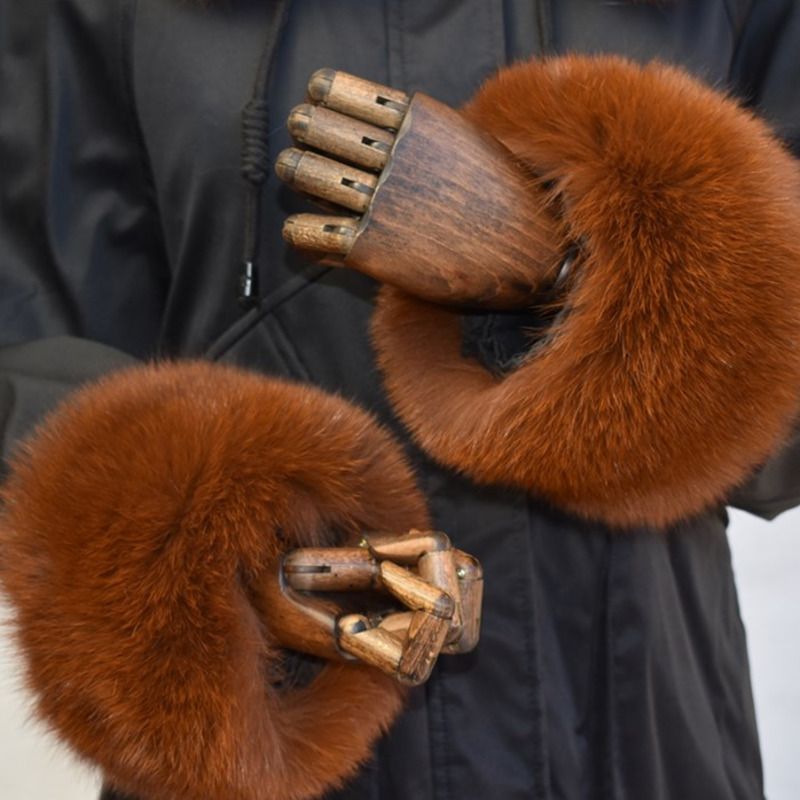 Манжеты из лисьего меха для же – обзор и цена Winter Clothing Stores
