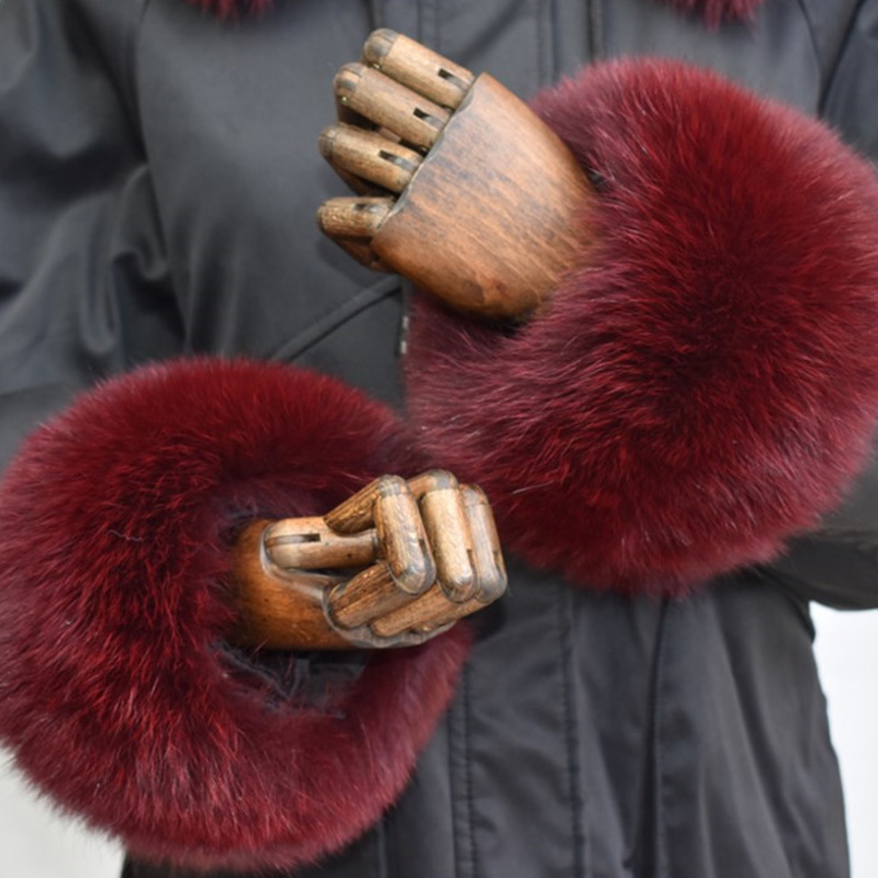 Манжеты из лисьего меха для же – обзор и цена Winter Clothing Stores