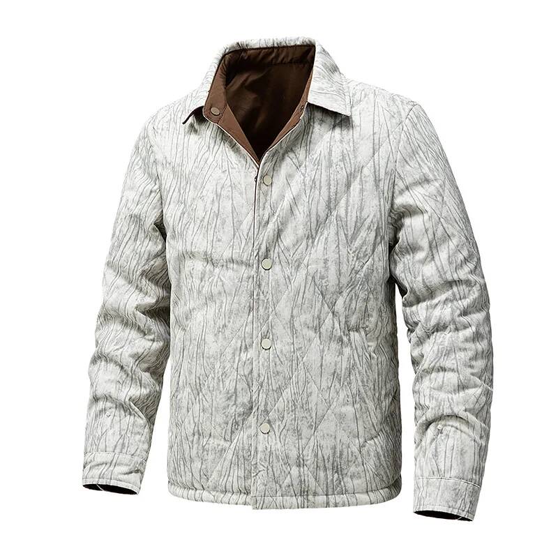 Мужская ретро-куртка большого  – обзор и цена Winter Clothing Taiwan